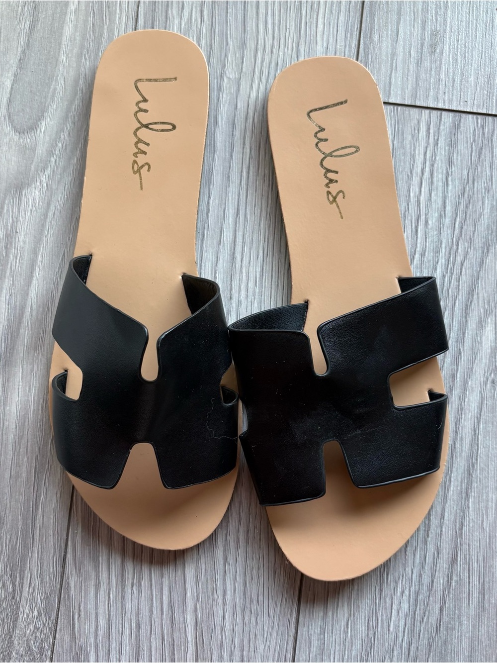 Lulus black sandals